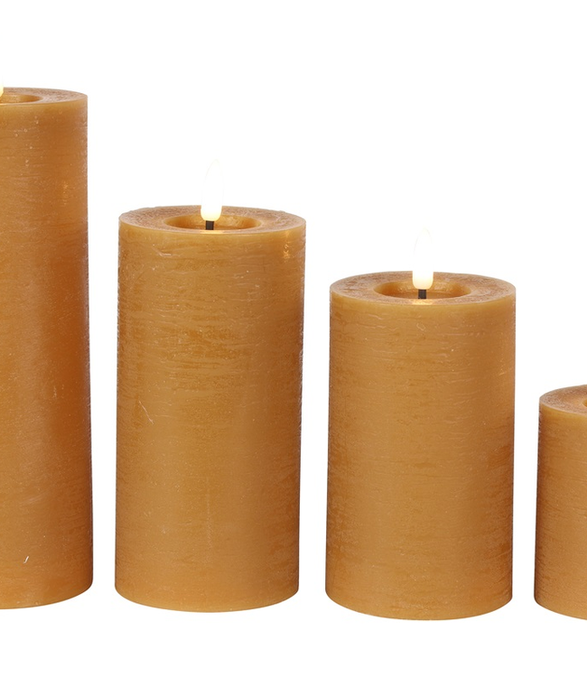 Countryfield LED Stompkaars | Rustiek Amber | H20 x Ø7,5 cm