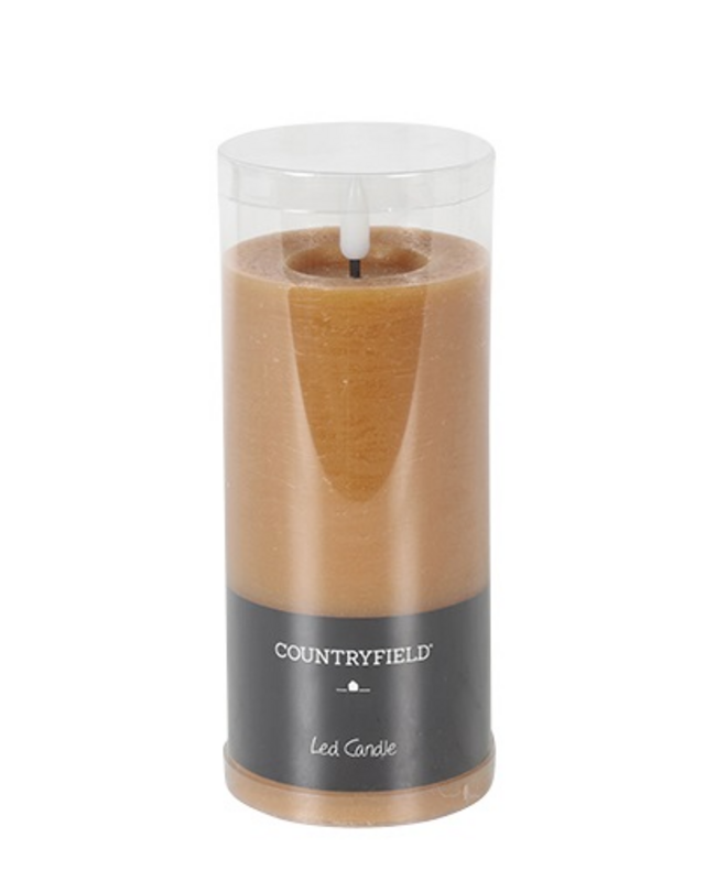 Countryfield LED Stompkaars | Rustiek Amber | H15 x Ø7,5 cm