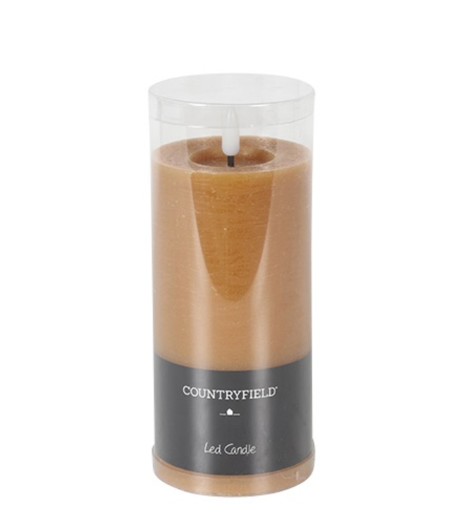 Countryfield LED Stompkaars | Rustiek Amber | H15 x Ø7,5 cm