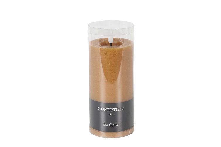 Countryfield LED Stompkaars | Rustiek Amber | H15 x Ø7,5 cm