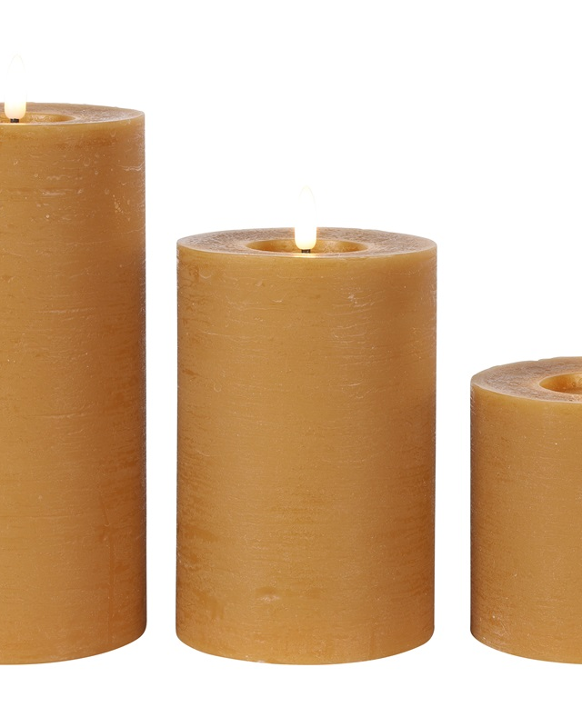 Countryfield LED Stompkaars | Rustiek Amber | H10 x Ø10 cm
