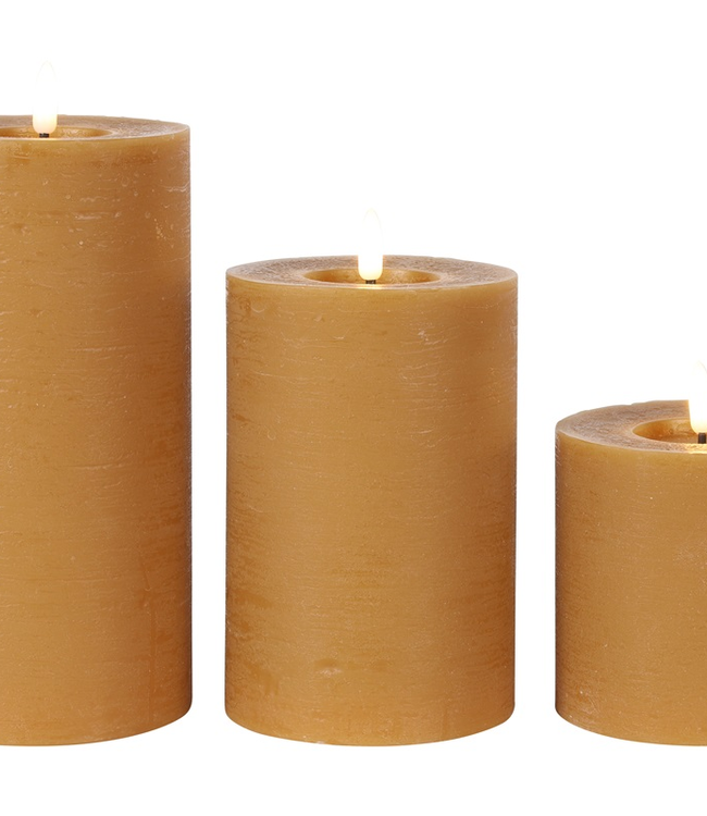 Countryfield LED Stompkaars | Rustiek Amber | H10 x Ø10 cm