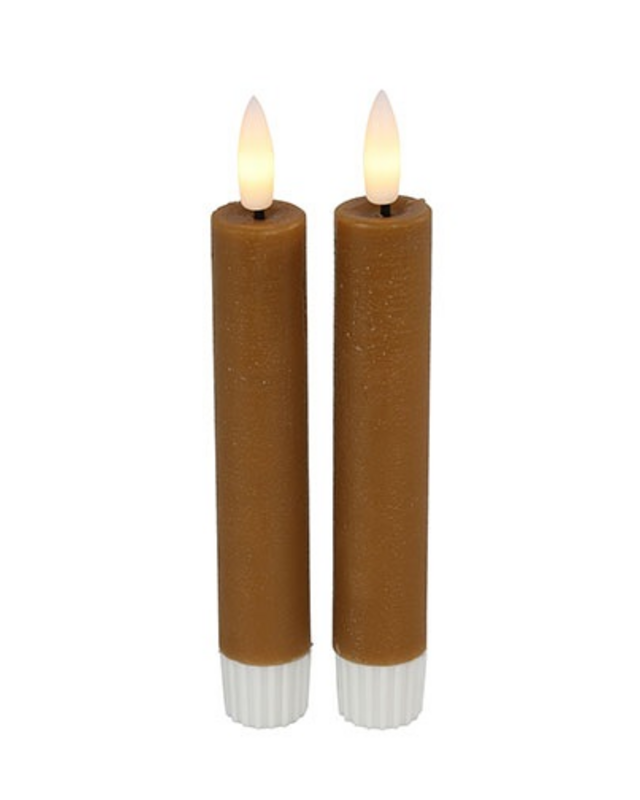 Countryfield LED Dinerkaars | Rustiek Amber | H15 x Ø2 cm