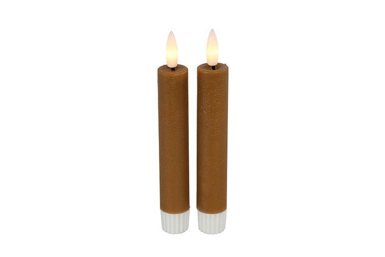 Countryfield LED Dinerkaars | Rustiek Amber | H15 x Ø2 cm