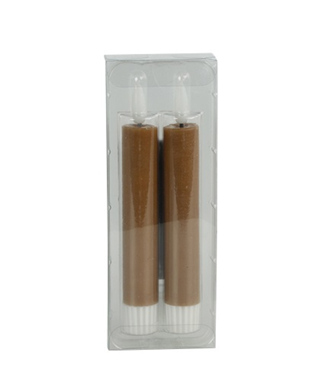 Countryfield LED Dinerkaars | Rustiek Amber | H15 x Ø2 cm