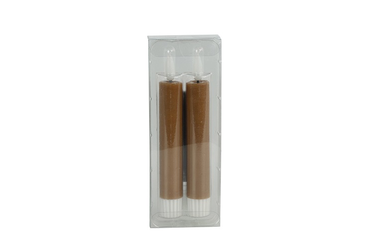 Countryfield LED Dinerkaars | Rustiek Amber | H15 x Ø2 cm