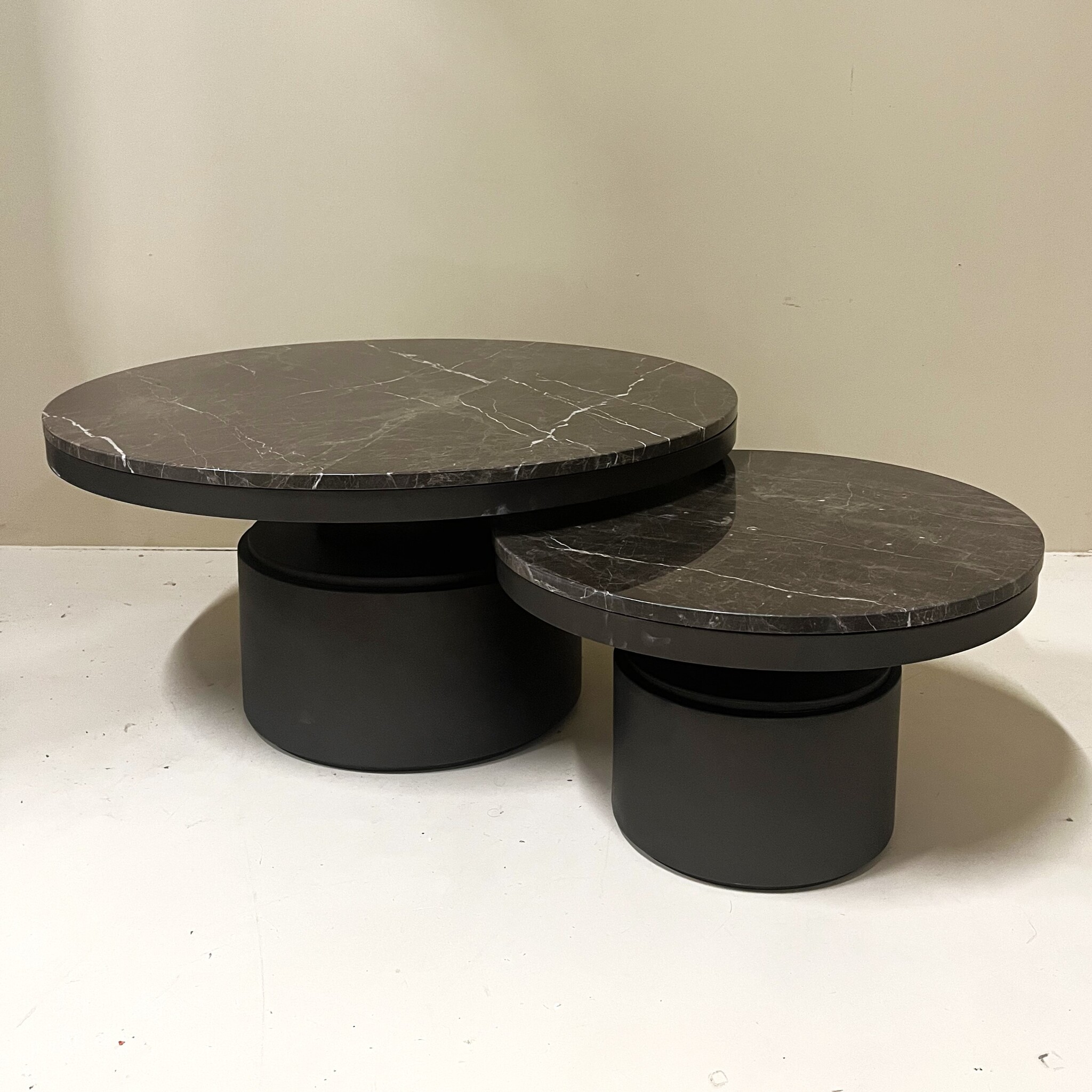 PTMD Salontafel Bregt | Bruin Marmer | H37 x Ø60 cm