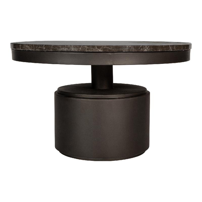 PTMD Salontafel Bregt | Bruin Marmer | H45 x Ø90 cm