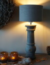 Brynxz Lampenkap Cilinder | Stone | H16 x Ø25 cm