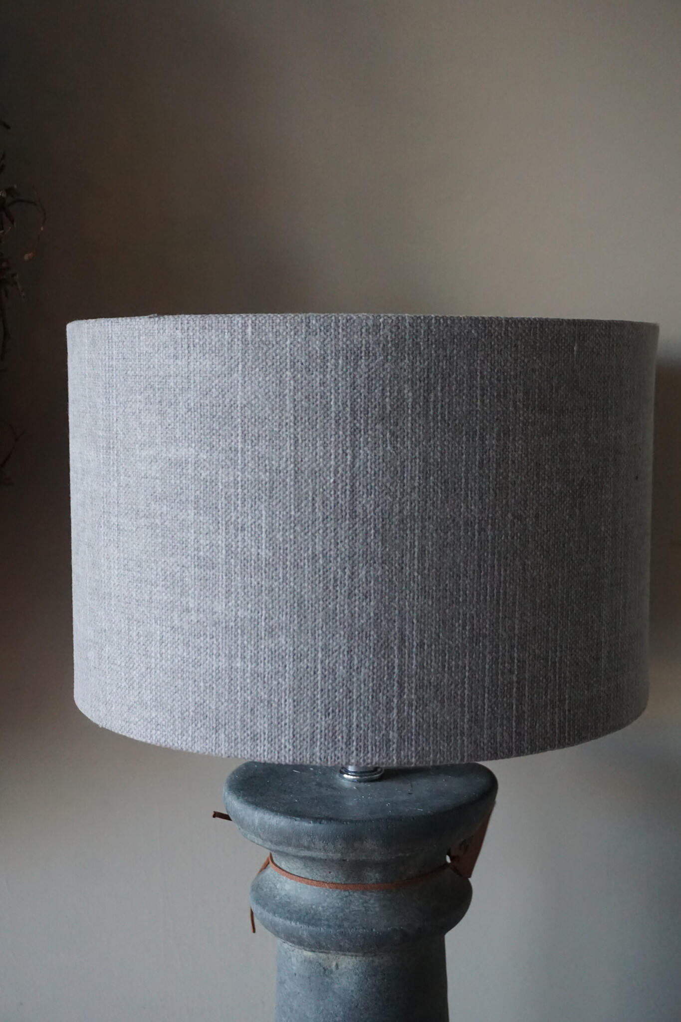 Brynxz Lampenkap Cilinder | Stone | H16 x Ø25 cm