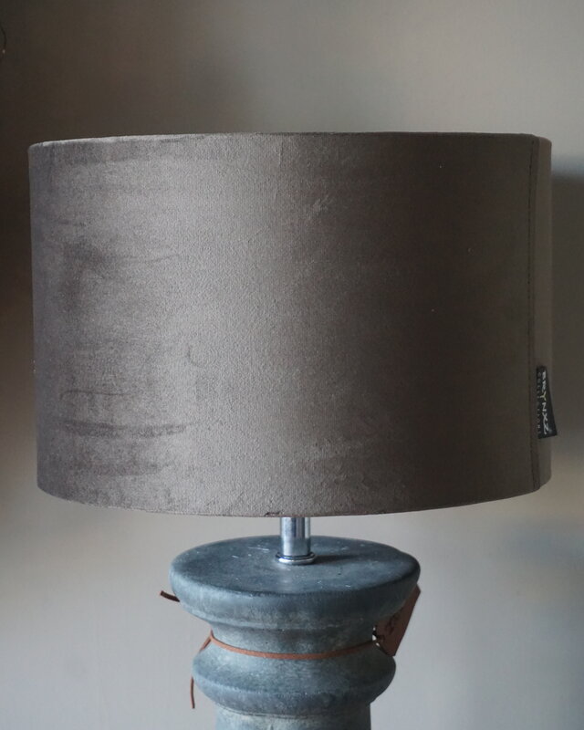 Brynxz Lampenkap Cilinder | Velvet | H16 x Ø25 cm
