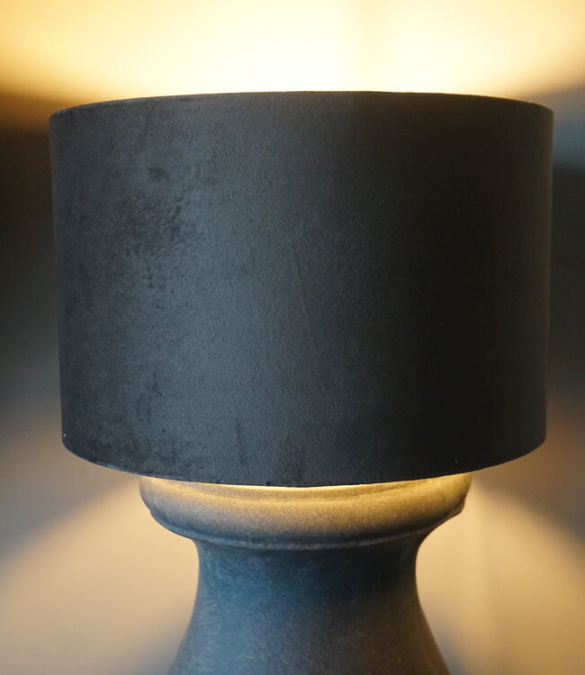 Brynxz Lampenkap Cilinder | Velvet Brown | H16 x Ø25 cm