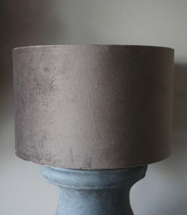 Brynxz Lampenkap Cilinder | Velvet Brown | H16 x Ø25 cm