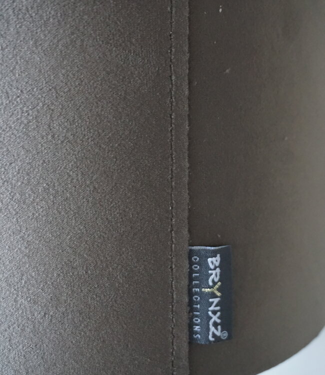 Brynxz Lampenkap Cilinder | Velvet Brown | H16 x Ø25 cm