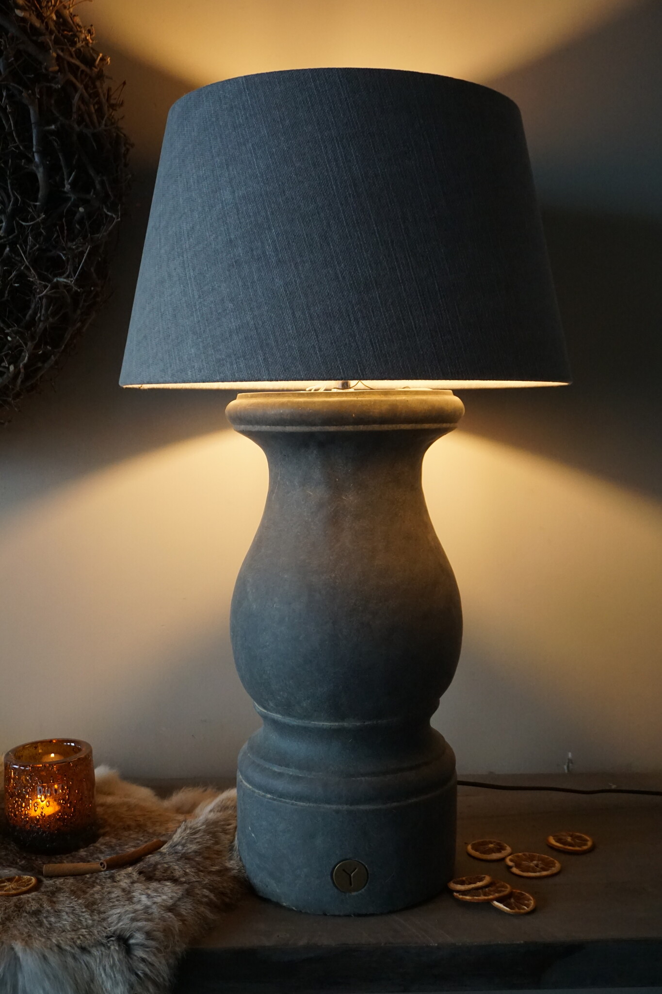 Brynxz Baluster Lampenvoet | Majestic Vintage | H55 x D22 cm