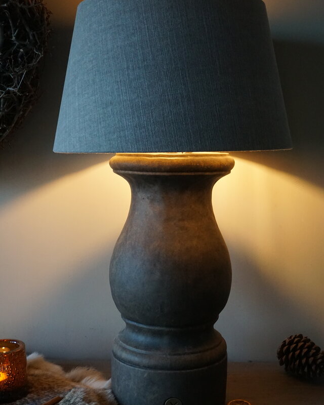Brynxz Baluster Lampenvoet | Majestic Brown | H55 x D22 cm