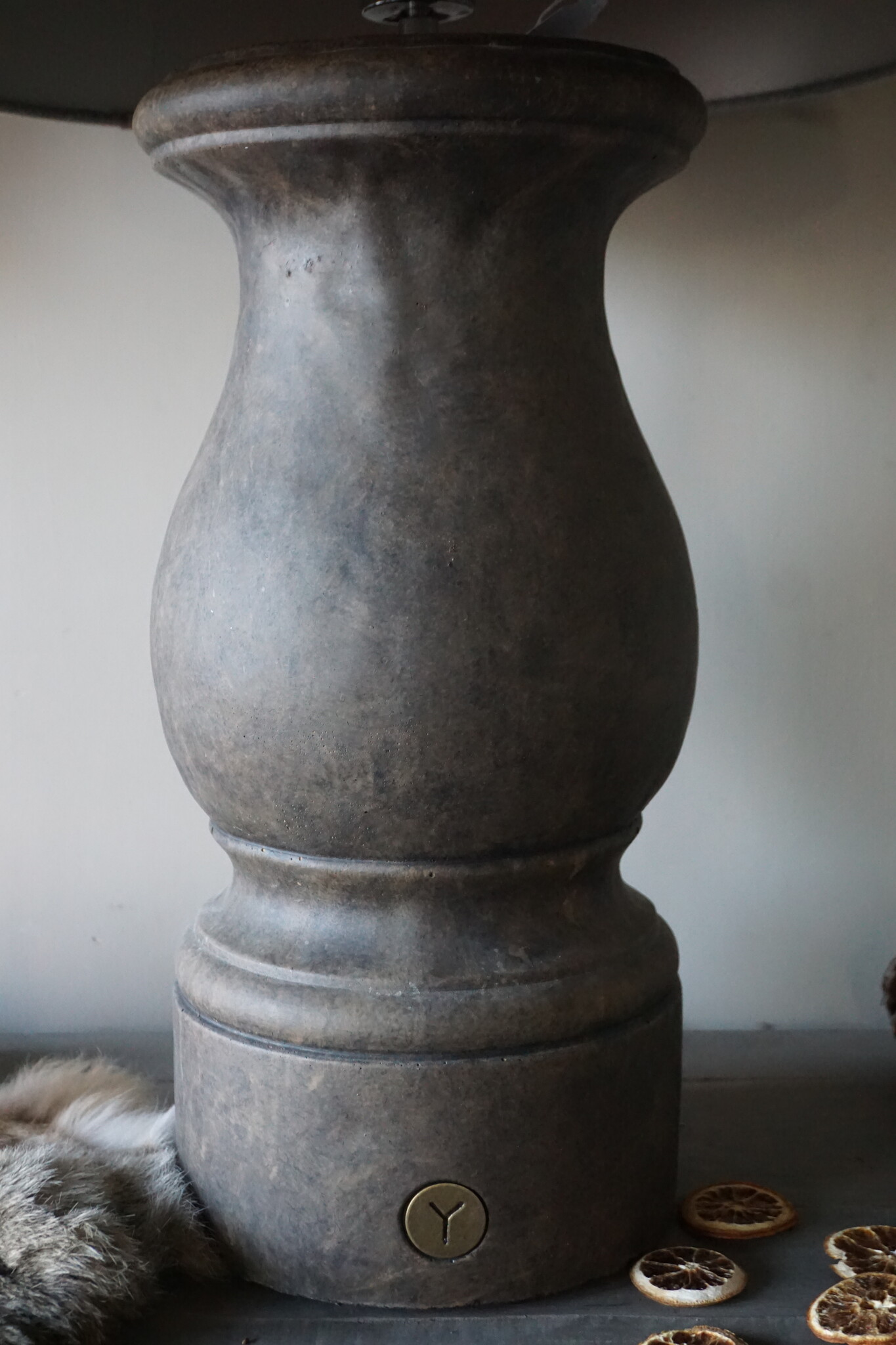 Brynxz Baluster Lampenvoet | Majestic Brown | H55 x D22 cm