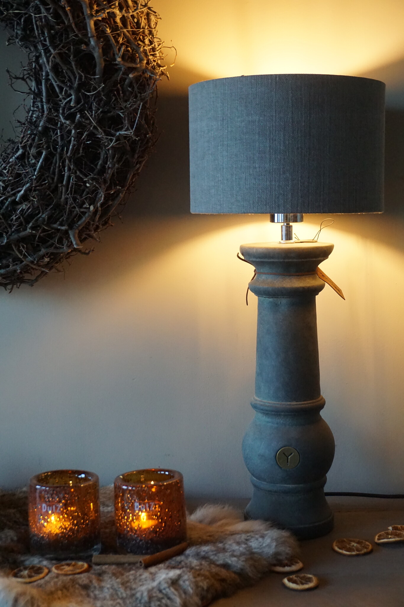 Brynxz Baluster Lampenvoet | Tall | Majestic Vintage | H47 x D13 cm