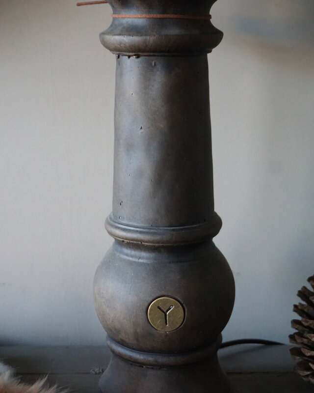 Brynxz Baluster Lampenvoet | Tall | Majestic Brown | H47 x D13 cm