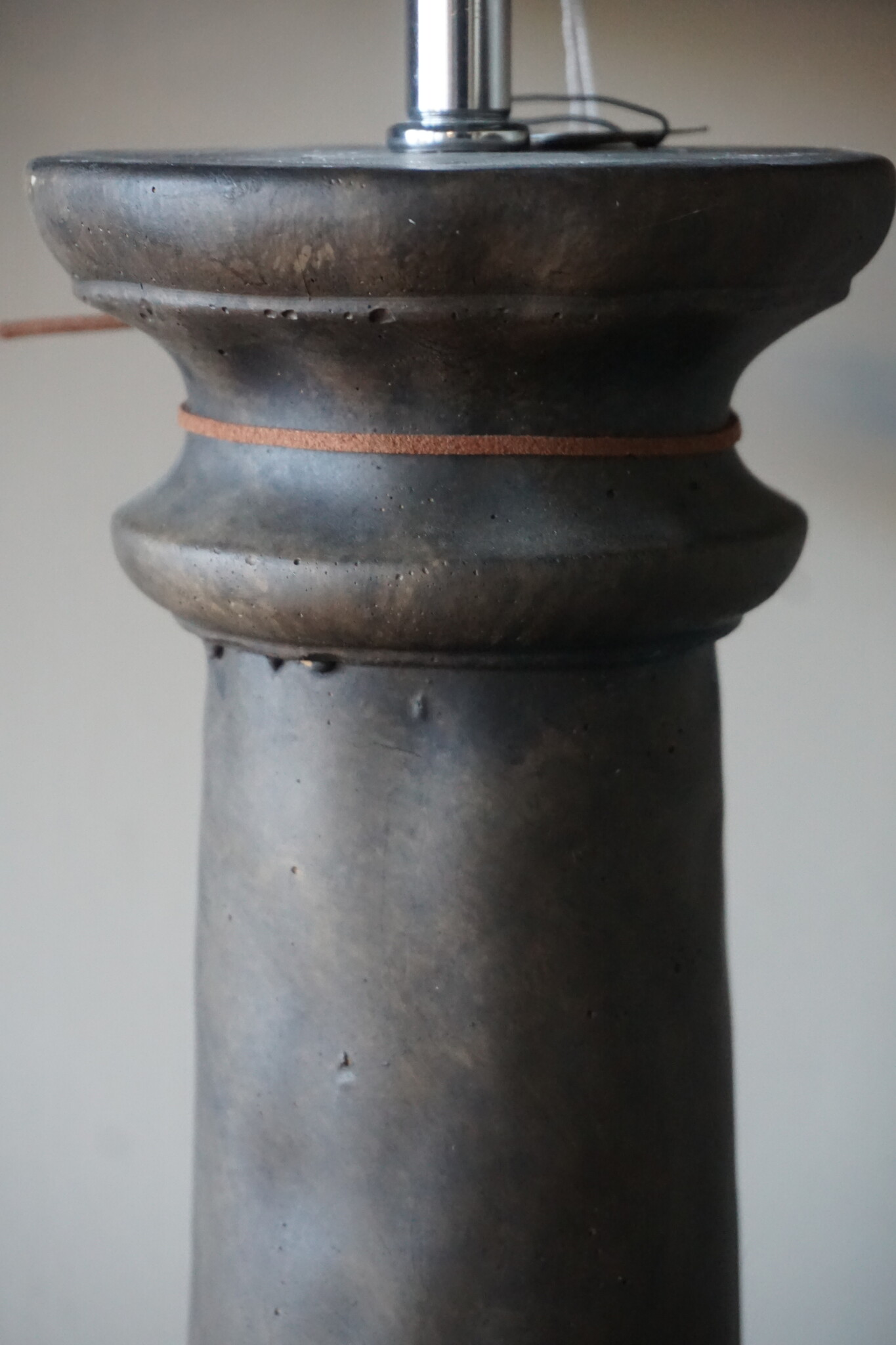 Brynxz Baluster Lampenvoet | Tall | Majestic Brown | H47 x D13 cm