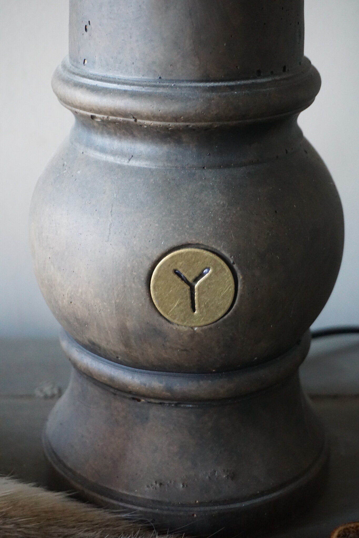 Brynxz Baluster Lampenvoet | Tall | Majestic Brown | H47 x D13 cm
