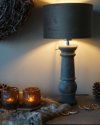 Brynxz Baluster Lampenvoet | Tall | Majestic Vintage | H39 x D10 cm