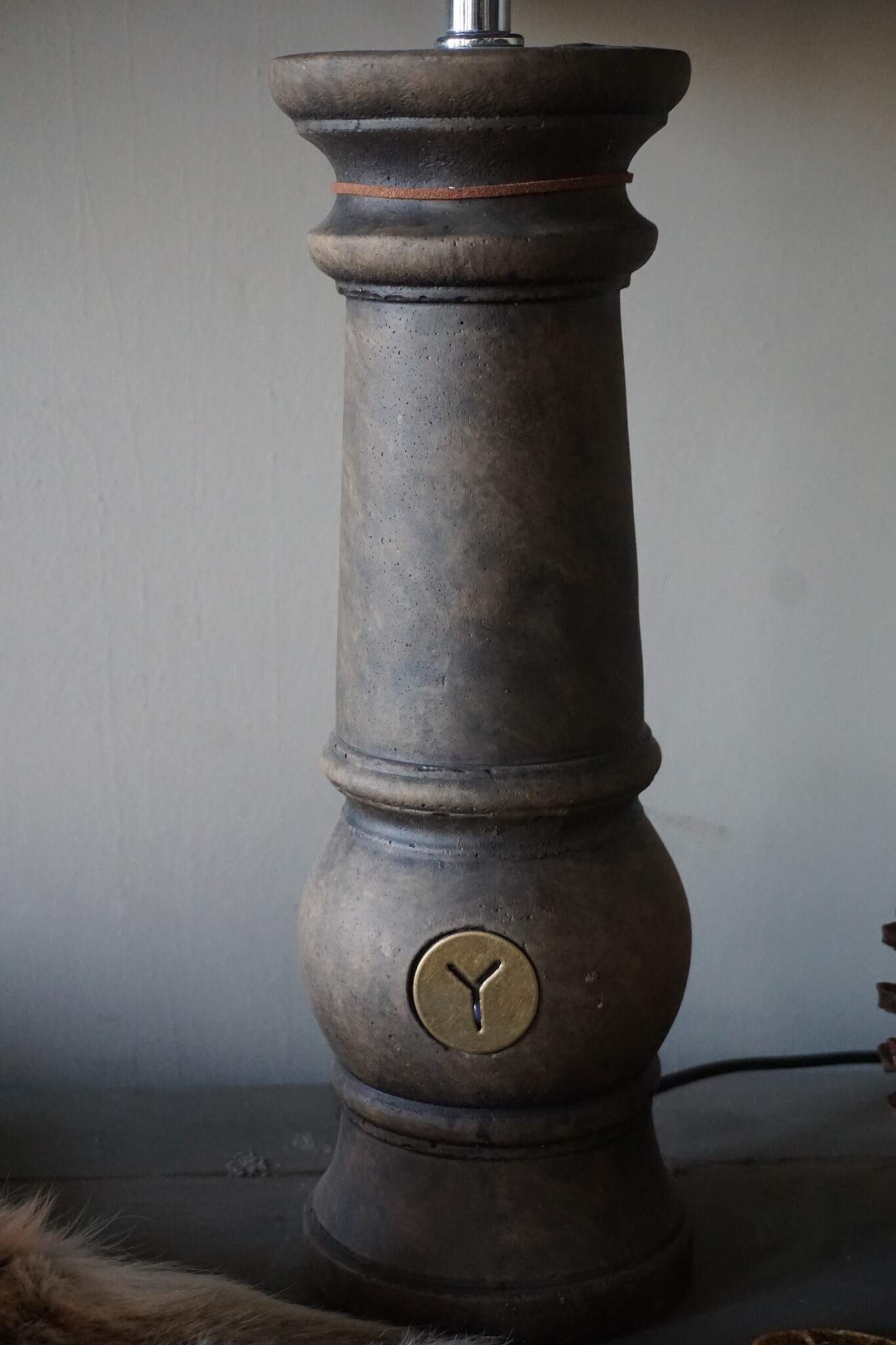 Brynxz Baluster Lampenvoet | Tall | Majestic Brown | H39 x D10 cm