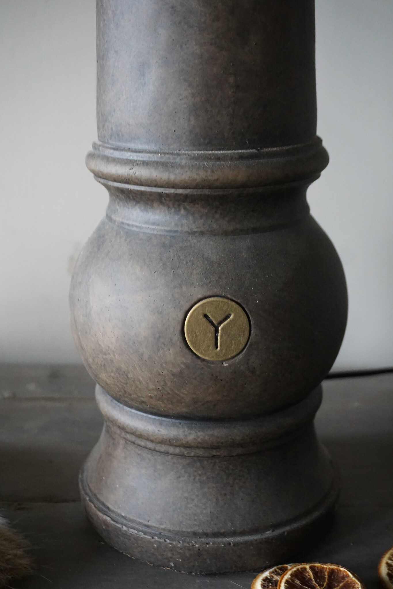 Brynxz Baluster Lampenvoet | Tall | Majestic Brown | H55 x D15 cm