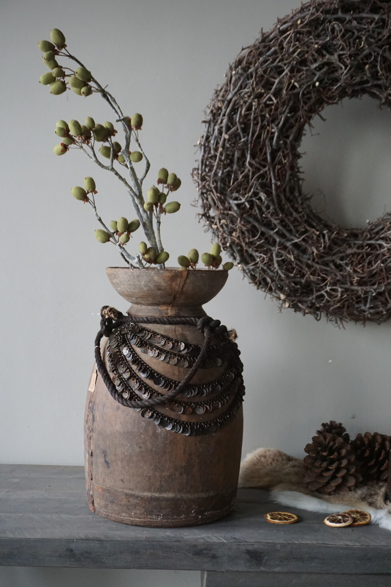 Brynxz Kunstbloem Alnus Grande | Groen | H92 cm