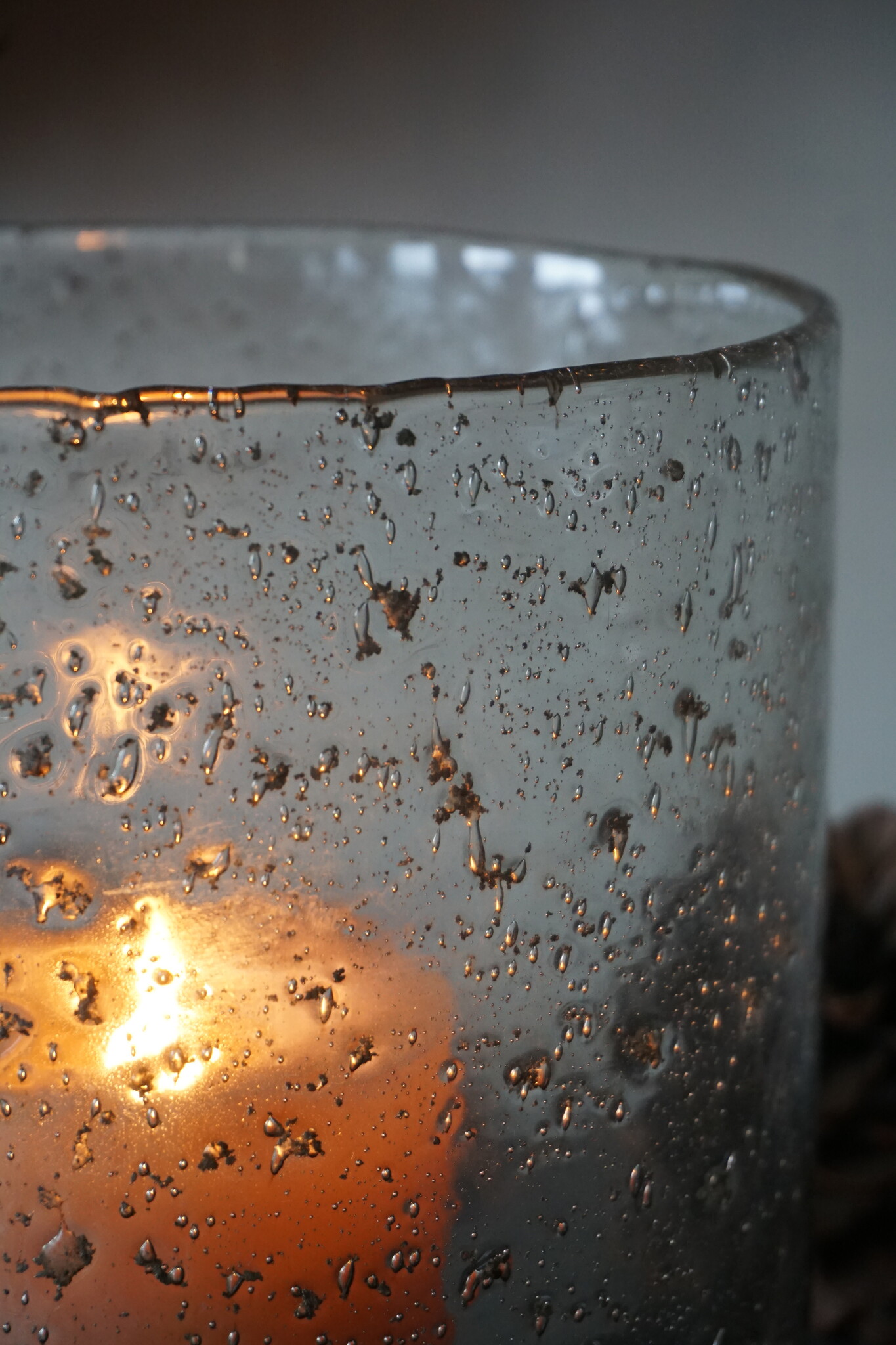 Brynxz Windlicht Cilinder | Vintage Clear | H23 x D21 cm