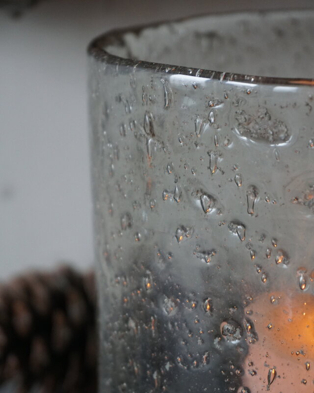 Brynxz Windlicht Cilinder | Vintage Clear | H23 x D21 cm