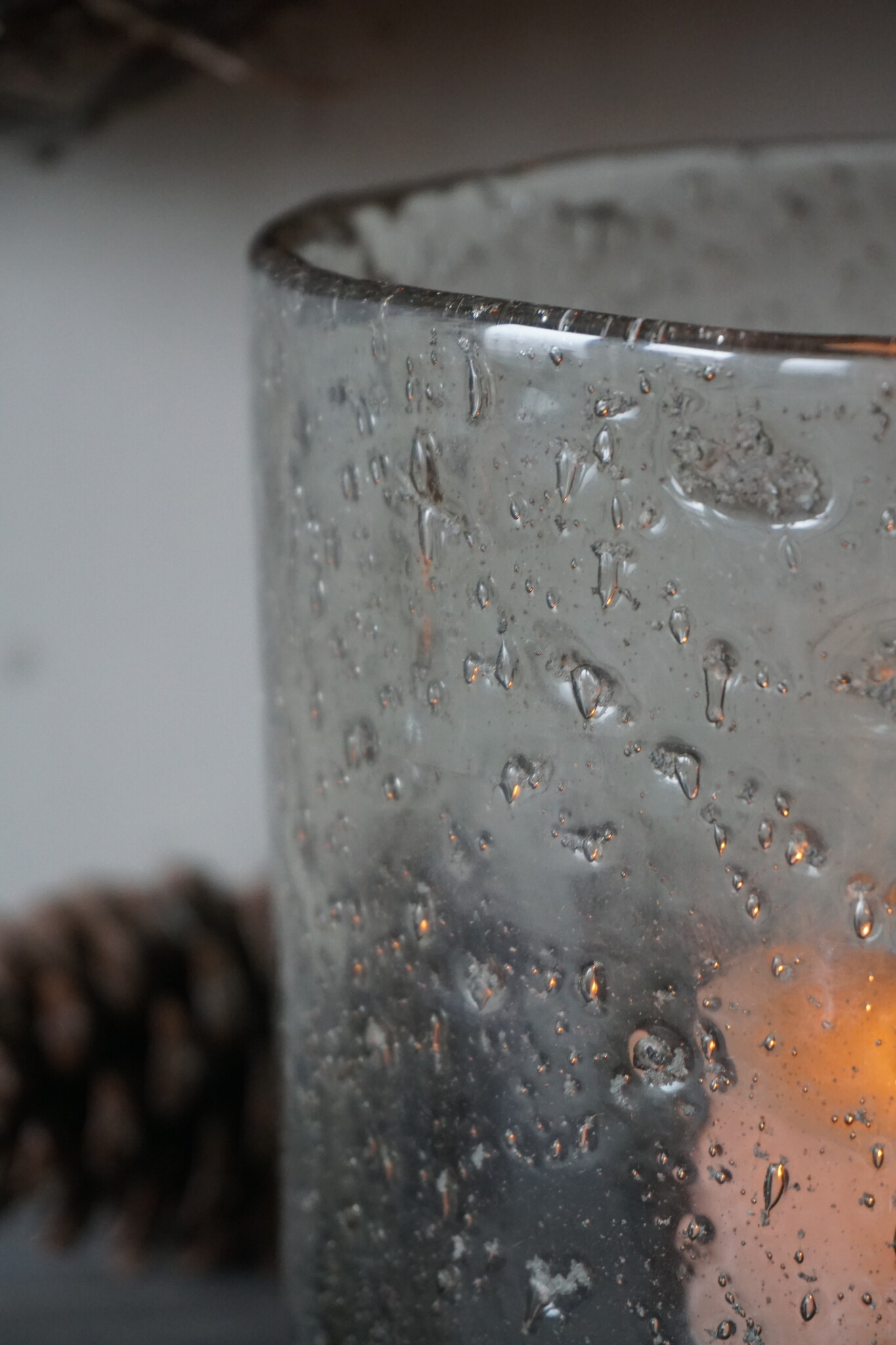 Brynxz Windlicht Cilinder | Vintage Clear | H23 x D21 cm