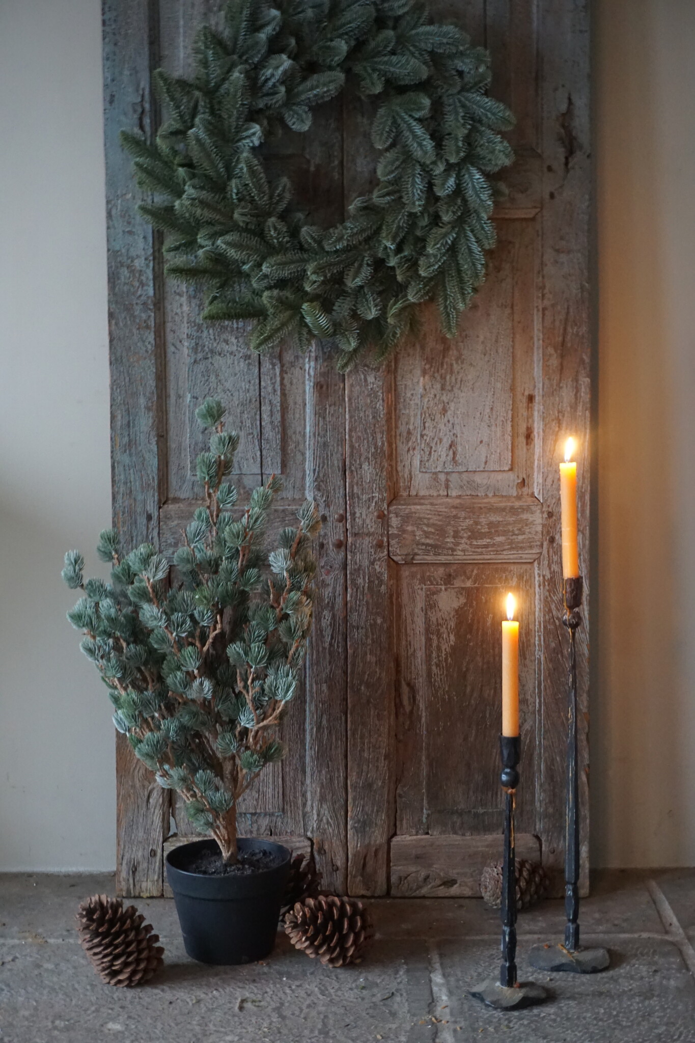 Brynxz X-Tree Kerstboom Larix Groen Grijs Maat S | H80 x D70cm