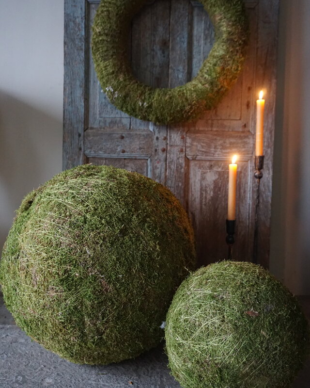 Rene Houtman Decoratie Bol Mos | D50 cm