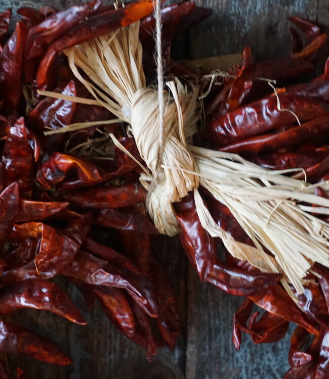 Rene Houtman Krans Rood Chili | D37cm