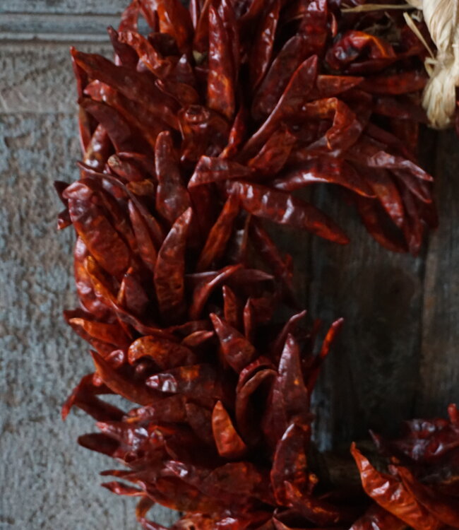 Rene Houtman Krans Rood Chili | D37cm
