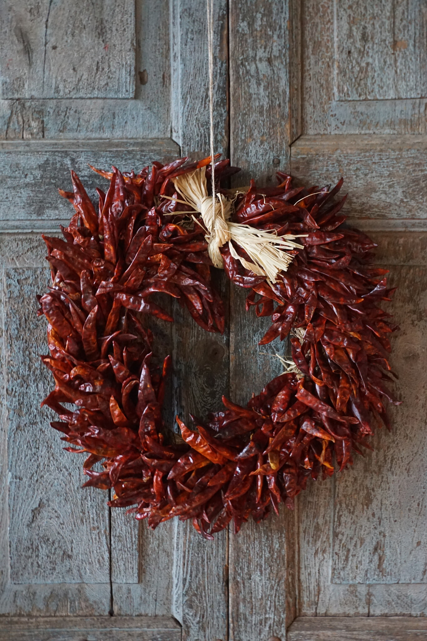 Rene Houtman Krans Rood Chili | D37cm