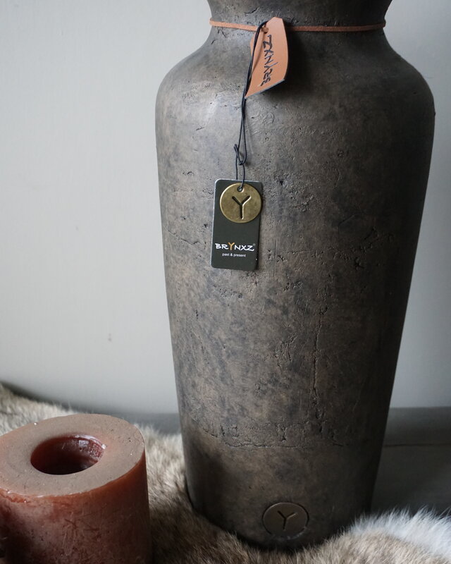 Brynxz Vaas Majestic Brown | H37xD18cm