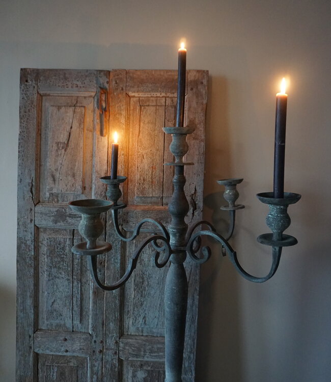 Rene Houtman Kandelaar 5-Arms Metaal Grijs | H144cm