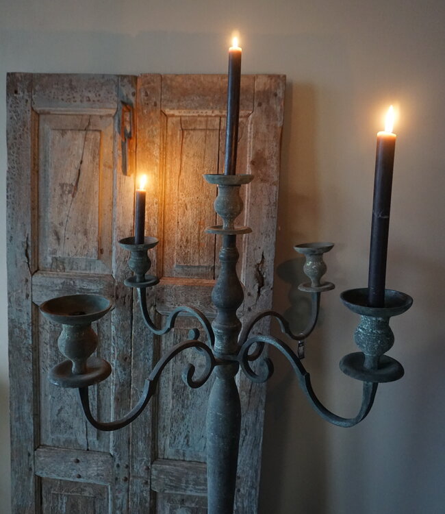 Rene Houtman Kandelaar 5-Arms Metaal Grijs | H144cm