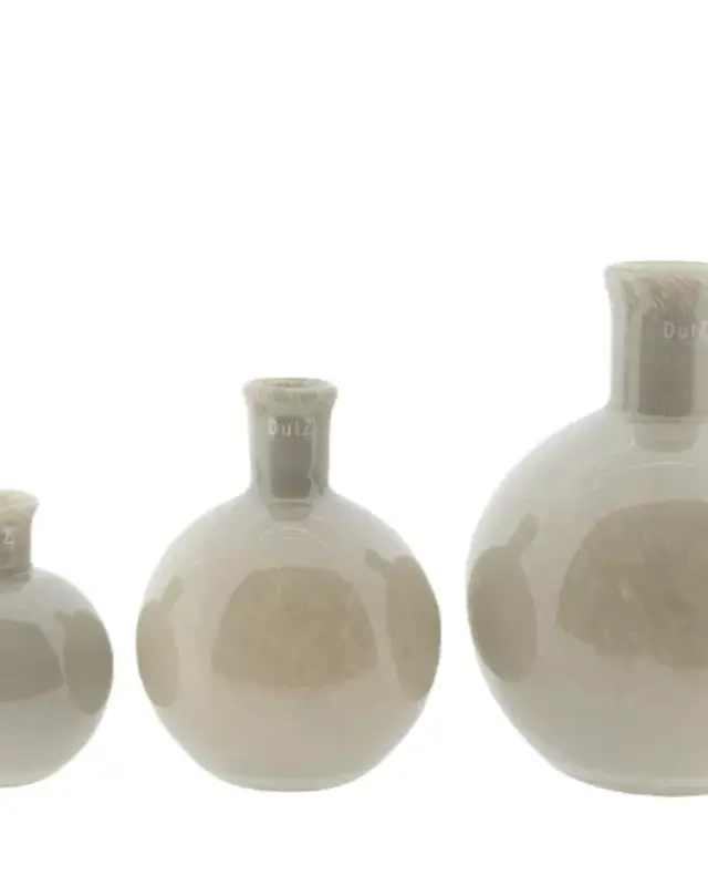 DutZ Vaas Flora | Taupe | H17 x D14 cm