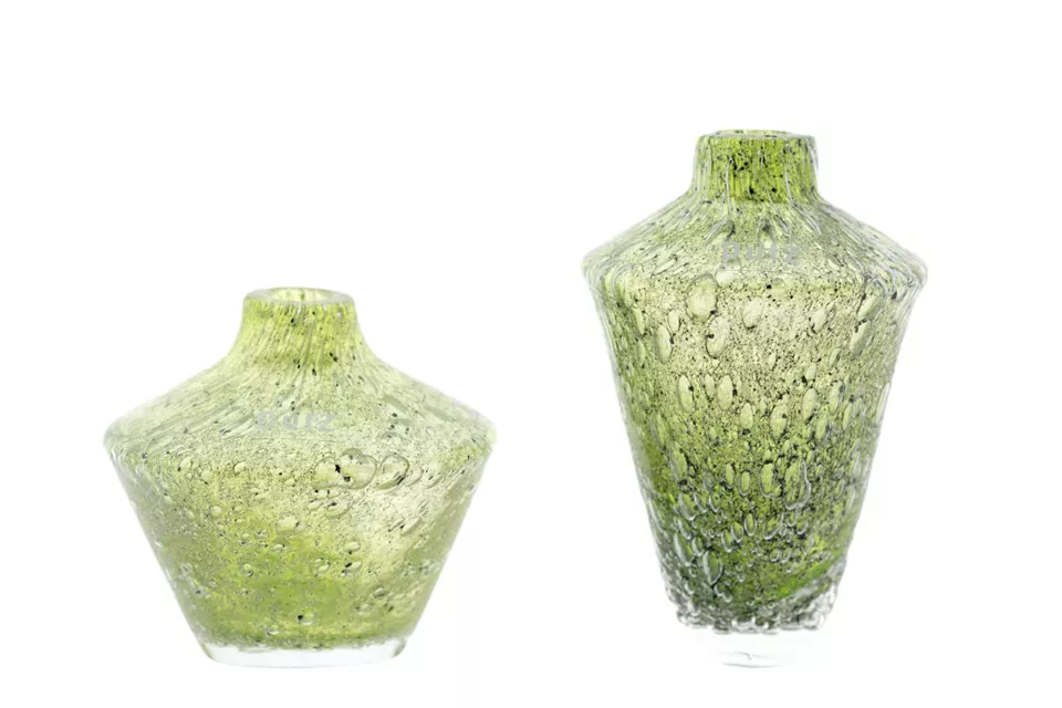 DutZ Vaas Gheata | Groen | H13 x D12 cm