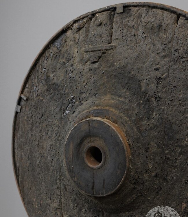 Be-Uniq Oud Wiel XXL Op Standaard | H104 x B90 x D26 cm