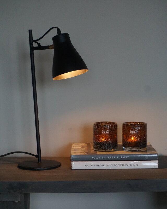 Brynxz Bureaulamp 'Classic Matt Black' | 27 x 13 x 50 cm