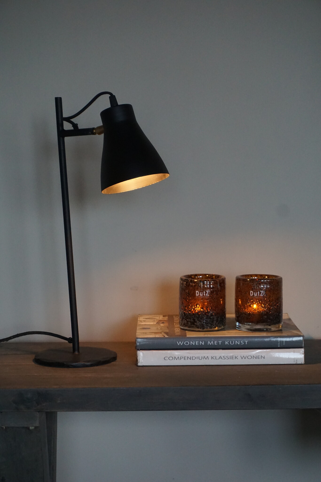 Brynxz Bureaulamp 'Classic Matt Black' | 27 x 13 x 50 cm