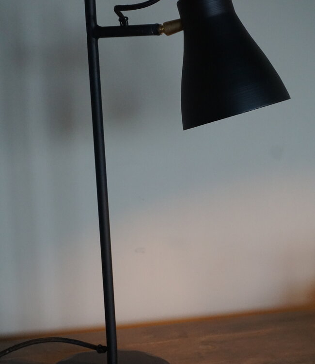 Brynxz Bureaulamp 'Classic Matt Black' | 27 x 13 x 50 cm
