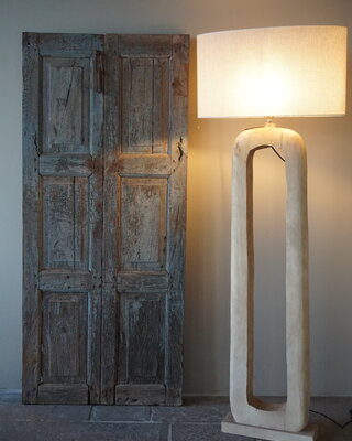 Light&Living Vloerlamp Kelafo  Naturel | 38x12x125 cm