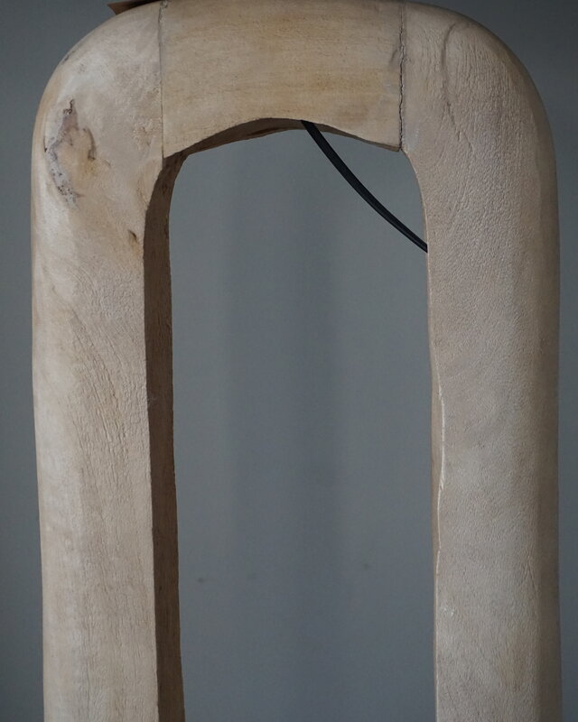 Light&Living Vloerlamp Kelafo Naturel | 38x12x125 cm