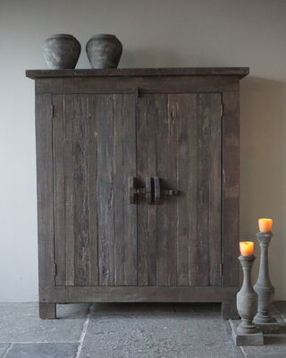 Rene Houtman Kast Besa | Driftwood | H160 x B140 x D45 Cm