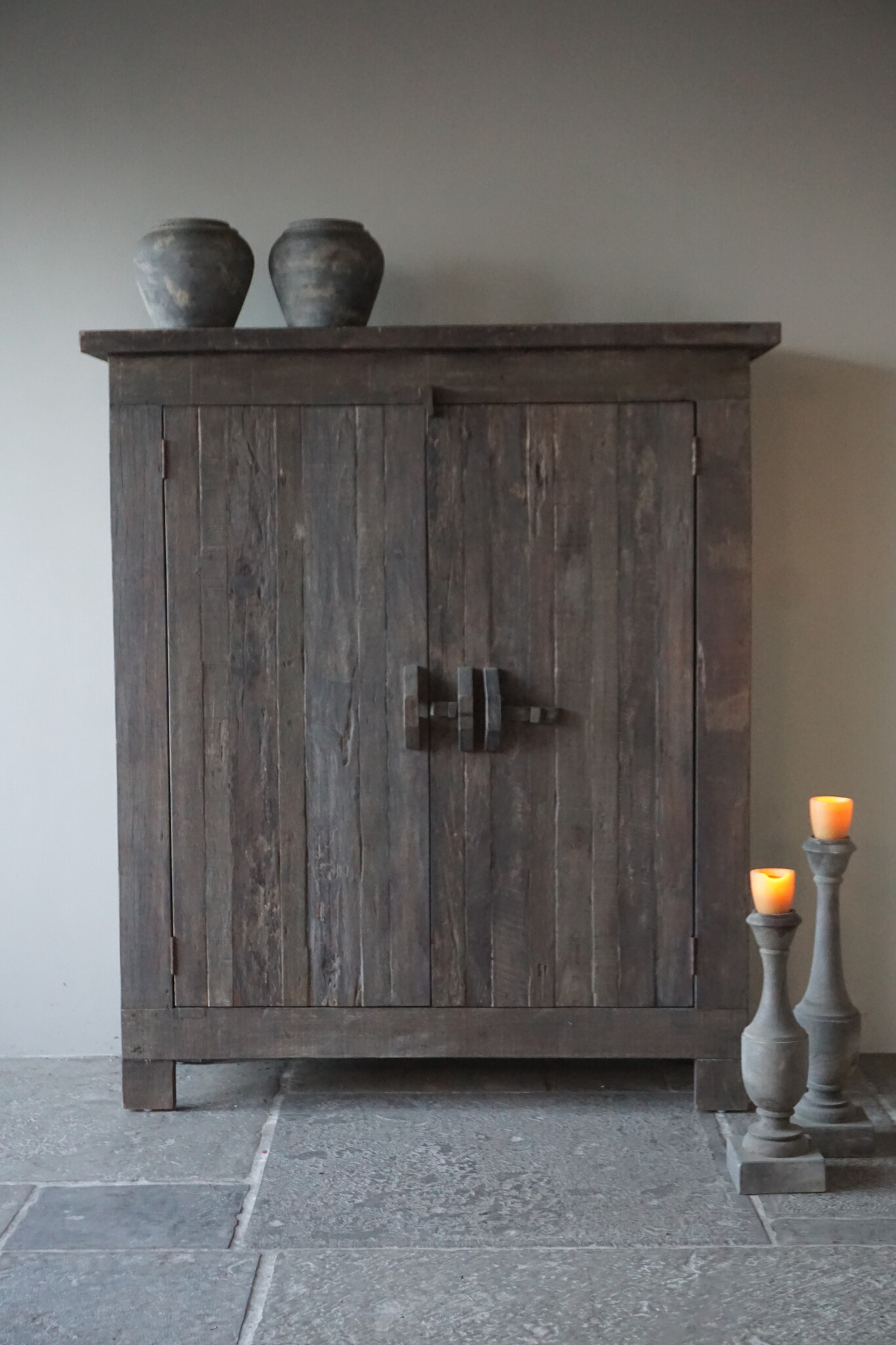 Rene Houtman Kast Besa | Driftwood | H160 x B140 x D45 Cm